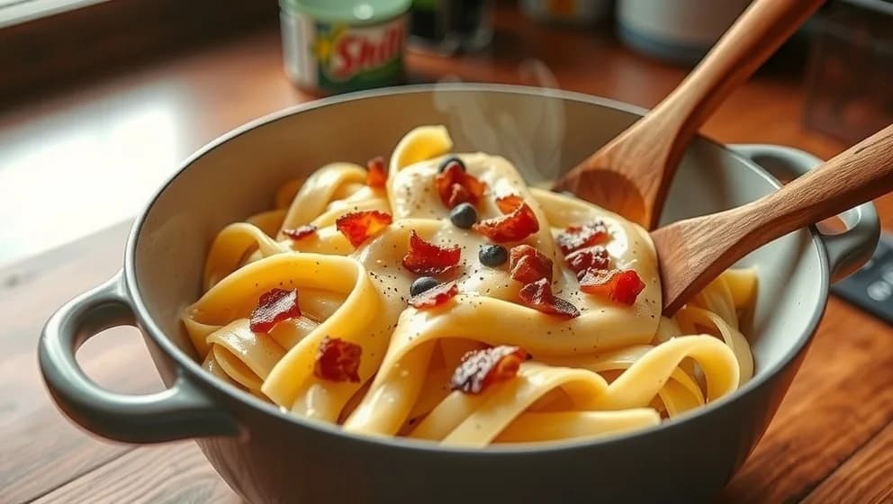 Pasta carbonara utan grädde går det?